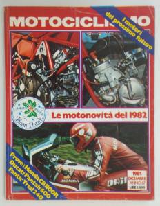 MOTOCICLISMO DICEMBRE 1981 HONDA CB 1100R DUCATI PANTAH