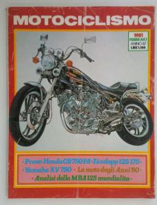 MOTOCICLISMO FEBBRAIO 1981 HONDA CB 750FA YAMAHA XV 750