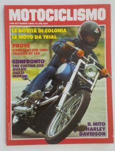 MOTOCICLISMO SETTEMBRE 1986 KAWASAKI GTR 1000 YAMAHA DT 125