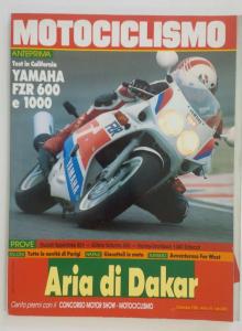 MOTOCICLISMO DICEMBRE 1988 YAMAHA FZR 600 DUCATI SUPERBIKE