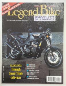 LEGEND BIKE OTTOBRE 1993 MOTO GUZZI 500 ASTORE GILERA QUATTRO