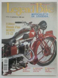 LEGEND BIKE MARZO 1994 MORINI 175 GT CM 250 LUSSO