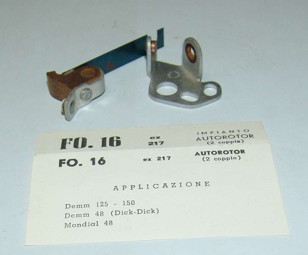 CONTATTI PUNTINE CONTACTS PINS DEMM MONDIAL FO16
