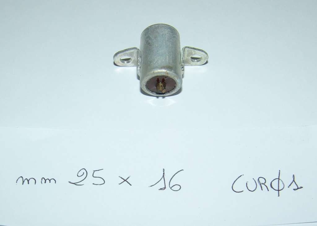 CONDENSATORE CAPACITOR mm 25 x 16 CUR01