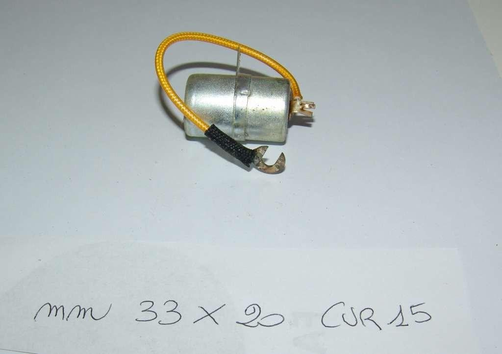 CONDENSATORE CAPACITOR mm 37 x 15 CUR14