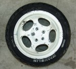 COPPIA RUOTE CERCHI IN LEGA WHEELS CICLOMOTORE ITALJET (F23)
