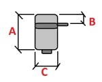 CONDENSATORE CAPACITOR EFFE 6205 IMP.DANSI GUZZI V35/II/III V50 V65