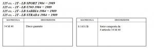 FRIZIONE 4PZ SURFLEX S1431 / B LAVERDA 125 2T LB SPORT UNO SABBIA STRADA (A67)