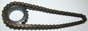 INGRANAGGIO CON CATENA POMPA POMPANTE OLIO MOTORE HONDA CX650 COD.-RC10E- (S78)