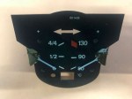 INDICATORE BENZINA TEMPERATURA FIAT 132 1600 1800 cruscotto VEGLIA COD. 601406 (CC31)