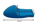 SELLA VETRORESINA FIBERGLASS SADDLE AERMACCHI 350 ALA D\' ORO CC COD.200