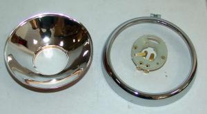 KIT REVISIONE FARO FANALE ANTERIORE REPAIR KIT HEADLIGHT CEV 105 MOTO GUZZI CARDELLINO