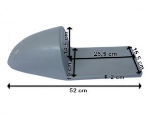 SELLA VETRORESINA FIBERGLASS SADDLE AERMACCHI ALETTA 125CC COD.300A