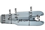 SERBATOIO BENZINA TANK FUEL AERMACCHI ALETTA 125 CC VETRORESINA COD.313