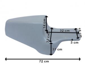 SELLA VETRORESINA FIBERGLASS SADDLE DUCATI PANTAH 500 600 COD.488