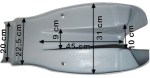 SERBATOIO BENZINA TANK FUEL GUZZI LE MANS V7 850 T5 COD.454