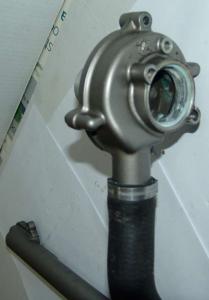 TUBO RACCORDO LIQUIDO DI RAFFREDDAMENTO CON POMPA PIPE FITTING COOLANT PUMP MV AGUSTA F4