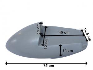 SELLA VETRORESINA FIBERGLASS SADDLE GUZZI V11 850 T3 COD.788