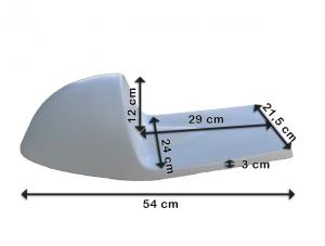 SELLA VETRORESINA FIBERGLASS SADDLE HONDA CB 750 FOUR K1 COD.511