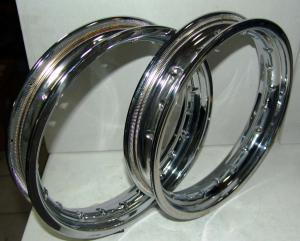 COPPIA CERCHI RIMS ACCIAIO 12\