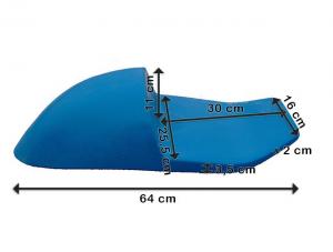 SELLA VETRORESINA FIBERGLASS SADDLE NORTON A.J.S MANX COD.288