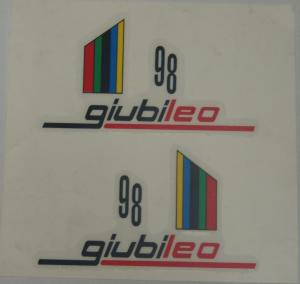 GILERA 98 GIUBILEO ADHESIVE decalcomanie adesivi decals stickers SERBATOIO