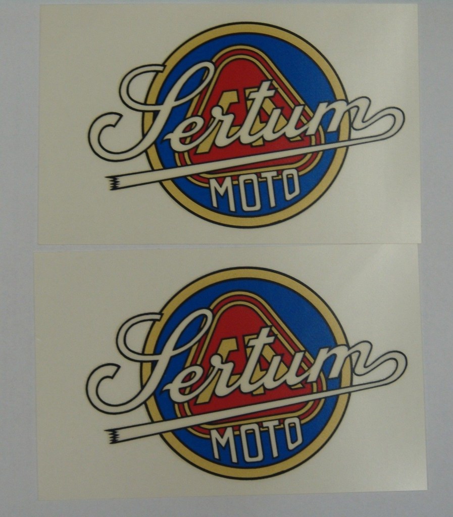 SERTUM 250 VL ADHESIVE decalcomanie adesivi decals stickers SERBATOIO