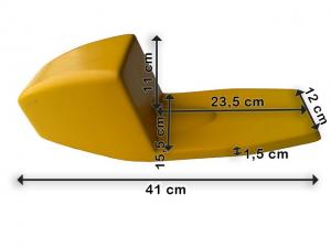 SELLA VETRORESINA FIBERGLASS SADDLE CICLOMOTORE 50 CC UNIVERSALE COD.533