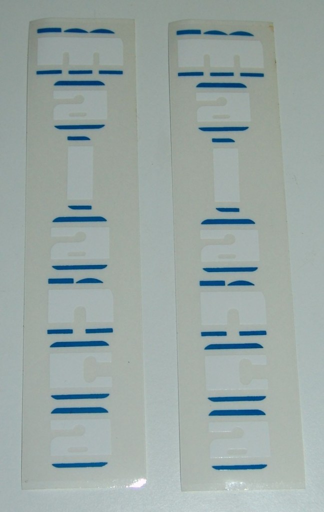decalcomanie adesivi decals stickers ciclomotore MALANCA ADESIVI FORCELLA OB ONE