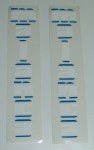 decalcomanie adesivi decals stickers ciclomotore MALANCA ADESIVI FORCELLA OB ONE