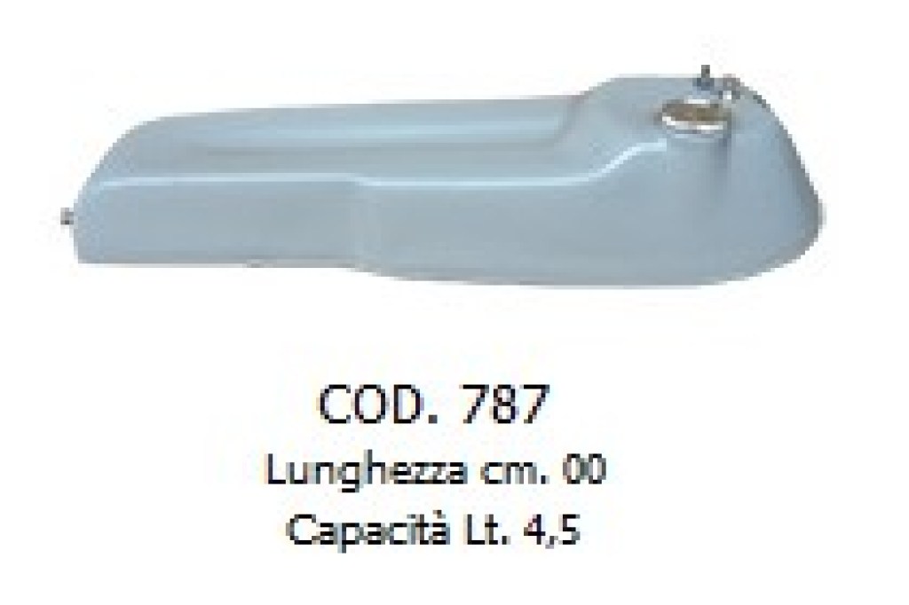 SERBATOIO BENZINA TANK FUEL CICLOMOTORE 50 CC MINARELLI COD.787