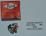 CONTATTI PUNTINE CONTACTS PINS EOLO 1955 IMP. ICEM (128 L2 38 L2 KING )
