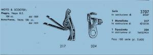 CONTATTI PUNTINE CONTACTS PINS CEV 4797 F.LLI PAGANI VESPA PIAGGIO 150 GS