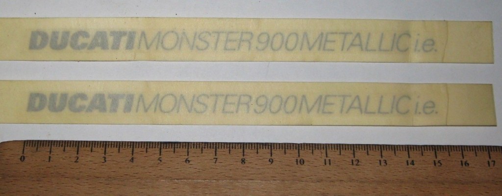 DUCATI MONSTER 900 METALLIC I.E. ADHESIVE decalcomanie adesivi decals stickers