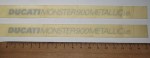 DUCATI MONSTER 900 METALLIC I.E. ADHESIVE decalcomanie adesivi decals stickers
