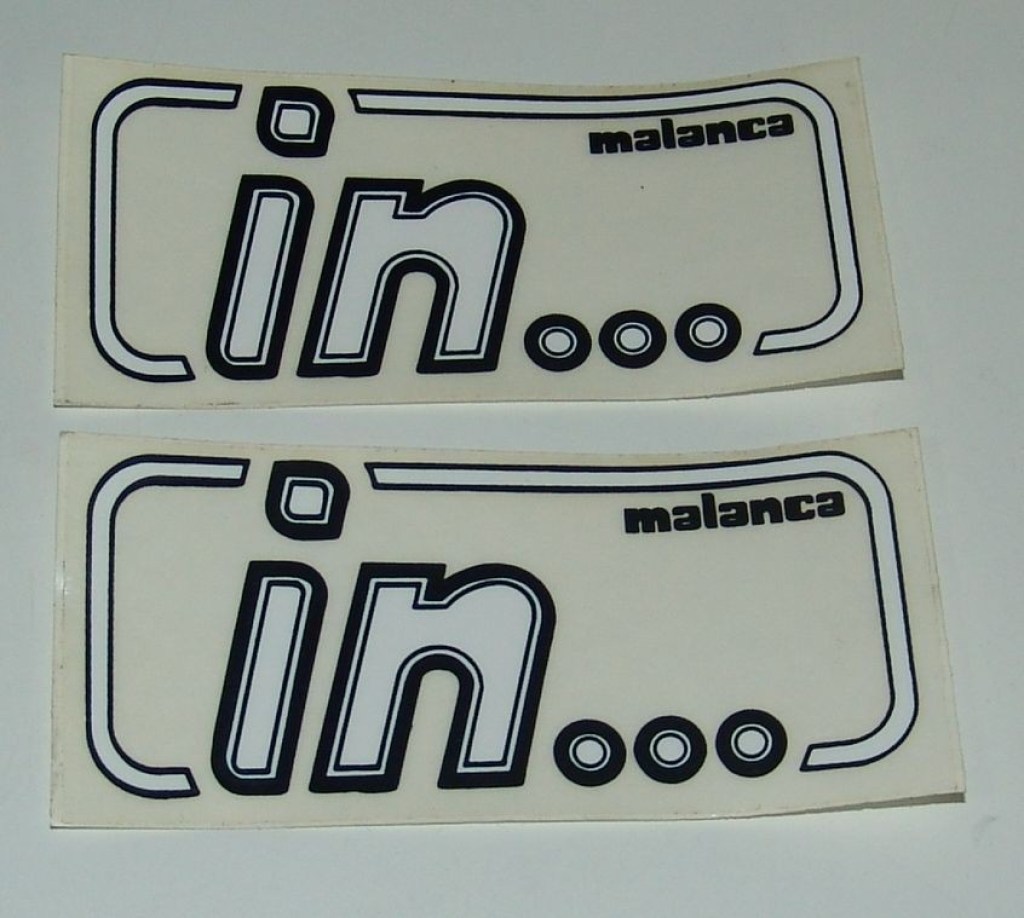 decalcomanie adesivi decals stickers ciclomotore MALANCA IN