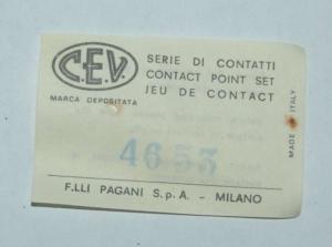 CONTATTI PUNTINE CONTACTS PINS FIAT 131 , SUPER MIRAFIORI , 125 SPECIAL  , 132 CEV 4653