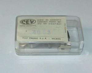 CONTATTI PUNTINE CONTACTS PINS AUTOBIANCHI A112 SECONDA SERIE CEV 4623 TIPO MINARELLI