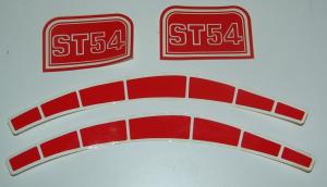decalcomanie adesivi decals stickers KIT MALANCA ST54