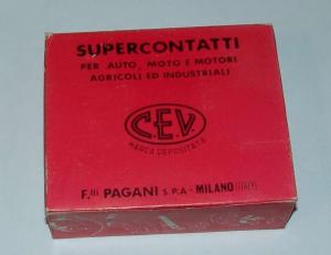 12 CONTATTI PUNTINE CONTACTS PINS FIAT 850 NORMALE SUPER DAL 1964 CEV 4652 TIPO MARELLI