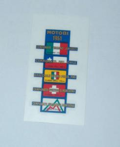 MOTOBI CAMPIONATI ADHESIVE decalcomanie adesivi decals stickers SERBATOIO
