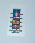 MOTOBI CAMPIONATI ADHESIVE decalcomanie adesivi decals stickers SERBATOIO