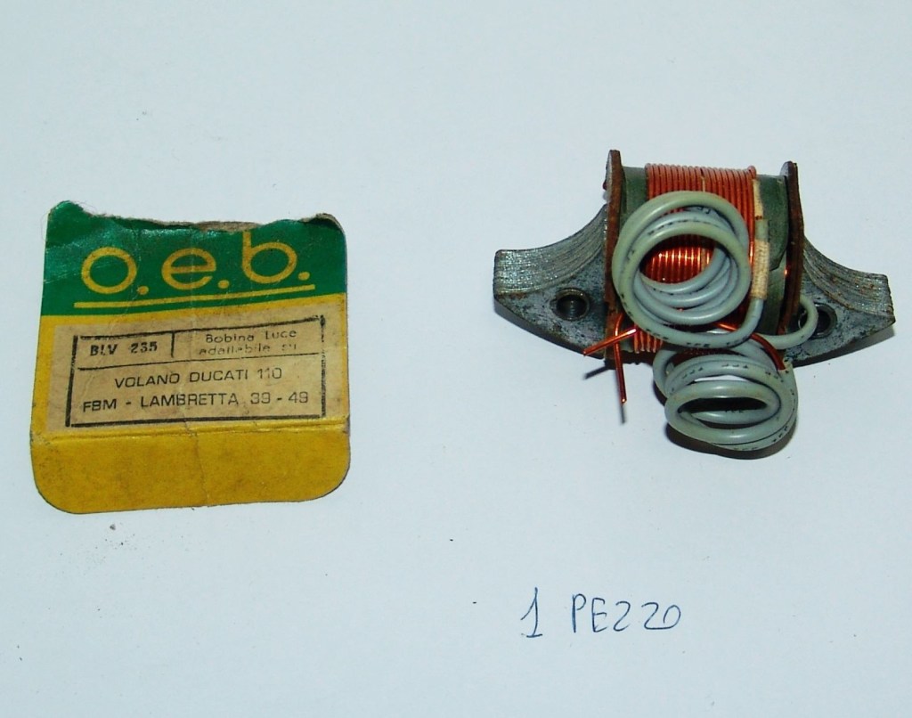 BOBINA ACCENSIONE IGNITION COIL VOLANO DUCATI 110 FBM LAMBRETTA 39 49 235