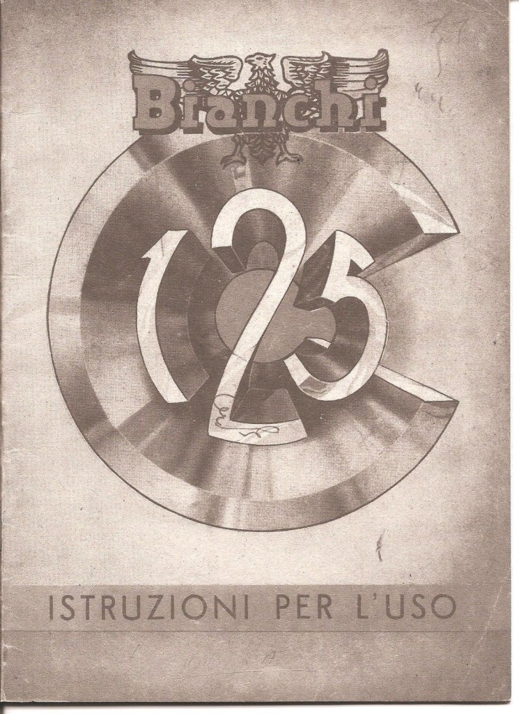 MANUALE ISTRUZIONI PER L\' USO OPERATING AND MAINTENANCE BIANCHI 125 BIANCHINA
