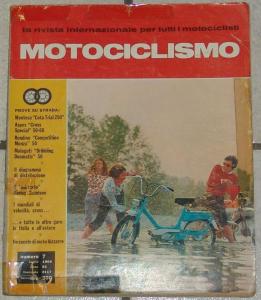 RIVISTA MOTOCICLISMO LUGLIO 1969 MOTO D\'EPOCA ASPES RONDINE MALAGUTI