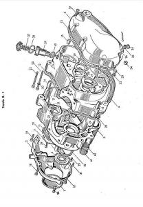 SSPARE PARTS LIST ERSATZTEIL LISTE parti di ricambio MOTO MORINI CORSARO 125 4M